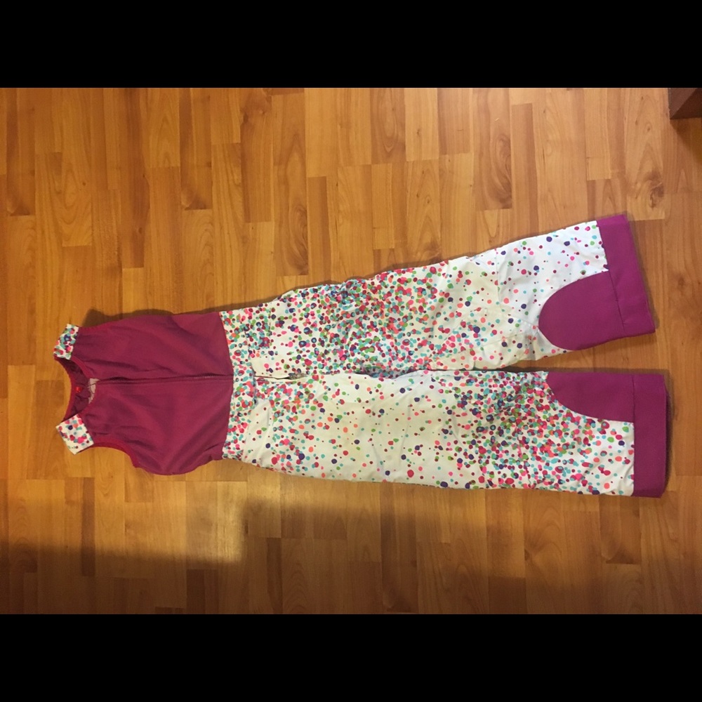 Spyder kids ski bib